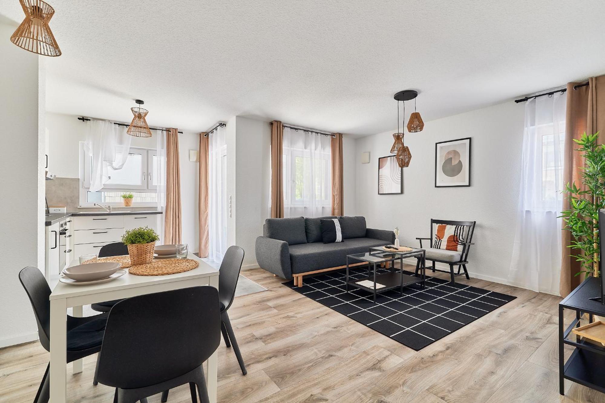 Elegantes 2 Zimmer Apartment Neubau Top Lage MHG Eksteriør bilde