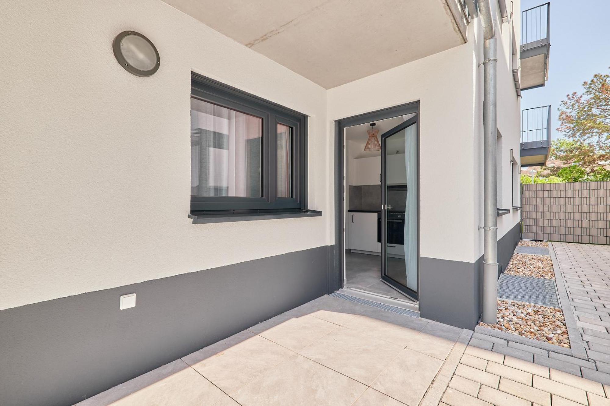 Elegantes 2 Zimmer Apartment Neubau Top Lage MHG Eksteriør bilde